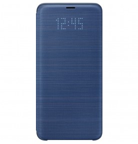 Husa LED View Cover pentru Samsung Galaxy S9 Plus, Blue